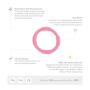 Bonbino Teether Rings - (4 Pack) Silicone Sensory Teething Rings - Soothes Baby Gum Pain! (Pastel)