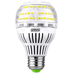 (Upgrade) 17W (150-200 Watt Equivalent) A19 Dimmable LED Light Bulb, 2500 Lumens Bright Led Bulbs, 5000K Daylight Ceramic Light, E26 Medium Screw Base, 5-Year Warranty, SANSI