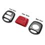 TANGSEN Key Fob Case Carbon Fiber Pattern Plastic Red Silicone Cover for Toyota Land Cruiser FJ Cruiser Lexus Es300 Ls430 Lx470 Rx300 Rx330 Rx350 Rx400h 3 Button Keyless Entry Remote