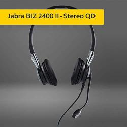 Jabra 2400 II QD Duo NC Wired Headset - Black