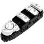 Power Window Switch, Left Driver Side Power Master Window Switch Fits for Mercedes Benz C300 C63 C350e 2229056800