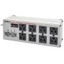 Tripp Lite Isobar 8 Outlet Surge Protector Power Strip, 12ft Cord, Right-Angle Plug & Isobar 10 Outlet Audio/Video Surge Protector Tel/Modem/Coax/Network 8ft Cord Right Angle Plug