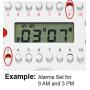 e-Pill Large Weekly Pill Organizer with Reminder - 7 Day x 4 Compartments per Day – Discreet Case