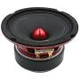 DS18 PRO-X5.4BM Loudspeaker - 5.25'', Midrange, Red Aluminum Bullet, 300W Max, 150W RMS, 4 Ohms - Premium Quality Audio Door Speakers for Car or Truck Stereo Sound System (1 Speaker)