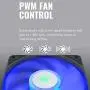 Cooler Master SickleFlow 120 V2 Blue Led 120mm Square Frame Fan with Air Balance Curve Blade Design, Sealed Bearing, PWM Control for Co, Sealed Bearing, PWM Control for Computer Case & Liquid Radiator Cooler Master SickleFlow 120 V2 Blue Led 120mm Square Frame Fan with Air Balance Curve Blade Design, Sealed Bearing, PWM Control for Co, Sealed Bearing, PWM Control for Computer Case & Liquid Radiator