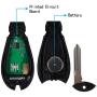 Keyless Remote Key Fob Replacement for 2008-2015 Chrysler Town and Country,2008-2014 Dodge Grand Caravan, M3N5WY783X 433MHZ,Pack of 2