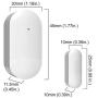 Wireless Caregiver Pager Door Sensor Alarm for Elderly Dementia Patients, Door Open Chime Alert Kit for Kids Safety/Home/Store/Business 1 Door Sensor+1Plug-in Receiver