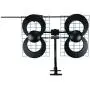 Antennas Direct Clearstream 4V TV Antenna, 70+ Mile Range, UHF/Vhf, Multi-Directional, Indoor, Attic, Outdoor, Mast W/Pivoting Base/Hardware/Adjustable Clamp/Sealing Pads, 4K Ready, Black – C4-V-CJM