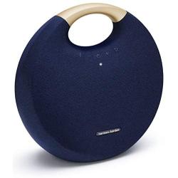 Harman Kardon Onyx Studio 6 - IPX7 Waterproof Wireless Bluetooth Speaker System w/Rechargeable Battery, Built-in Microphone (Blue)