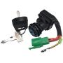 Zsoog lgnition Key Switch fits SUZUKI 37110-19B02 37110-19B01 300 LTF300F LT230E LTF250 LT160E