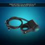 Handlebar Switch, 12V Universal 22mm Handlebar Motorcycle Headlight Fog Spot Light ON/Off Switch Waterproof Motorcycle Switch