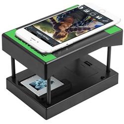 Rybozen Mobile Film and Slide Scanner, Converts 35mm Slides & Negatives into Digital Photos with Your Smartphone Camera, Interesting Presents and Toys with LED Backlight（2AA Batteries not Included