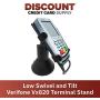 DCCStands Low Swivel and Tilt Verifone Vx820 Terminal Stand, Screw-in and Adhesive