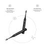 Sonic Electric Toothbrush for Adults, YUNCHI Y7 Rechargeable Ultrasonic Power Whitening Toothbrush, 5 Modes with Smart Timer, 10 Brush Heads & Travel Case, Black Sonic Electric Toothbrush for Adults, YUNCHI Y7 Rechargeable Ultrasonic Power Whitening Toothbrush, 5 Modes with Smart Timer, 10 Brush Heads & Travel Case, Black