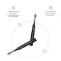 Sonic Electric Toothbrush for Adults, YUNCHI Y7 Rechargeable Ultrasonic Power Whitening Toothbrush, 5 Modes with Smart Timer, 10 Brush Heads & Travel Case, Black