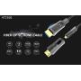 ATZEBE Fiber HDMI Cable 50ft, Fiber Optic HDMI Cable Supports 4K@60Hz, 4:4:4, 18Gbps, HDR, Dolby Vision, HDCP2.2, ARC, 3D, 4K Optical HDMI Cable with Dual Micro HDMI and Standard HDMI Connectors