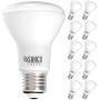 Sunco Lighting 10 Pack BR20 LED Bulb, 7W=50W, Dimmable, 3000K Warm White, 550 LM, E26 Base, Indoor Flood Light for Home or Office Space - UL & Energy Star
