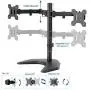 VIVO STAND-V002F Dual LED LCD Monitor Free-Standing Desk Stand for 2 Screens up to 27 Inch Heavy-Duty Fully Adjustable Arms with Max VESA 100x100mm VIVO STAND-V002F Dual LED LCD Monitor Free-Standing Desk Stand for 2 Screens up to 27 Inch Heavy-Duty Fully Adjustable Arms with Max VESA 100x100mm