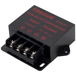 EPBOWPT Power Converter Regulator DC 12V 24V to 5V 5A 25W Regulated Power Supply Step Down Module Transformer