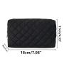 MHDGG Makeup Bag for Women,Travel Cosmetic Bag Toiletry Bag Organizer Pouch Purse Large Cosmetic Cases,Black