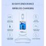 Ultrasonic Powered Toothbrushes Electric Powerful Sonic Cleaning - Ultra Sonic 40,000 VPM Motor Wireless Charging 4 Modes Smart Timer Modern Electric Toothbrush (Pink)