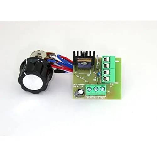 LED Dimmer PWM DC Lighting Dimmer Controller 24 VDC with Remote Knob for LED Incandescent Auto RV Marine Aircraft Interior Lighting
