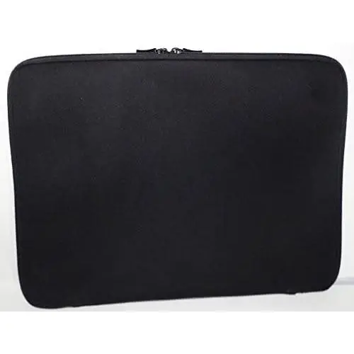 Simple Sleeve by Good Gear for Life, Practical, 3-Sided Neoprene Laptop Sleeve - Black, 15-inch, Fits Both PC laptops, Tablets, and MacBooks
