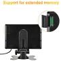 Car Backup Camera System Rearview Mirror with DVR Function 1080P HD 7 Inch Monitor Waterproof Night Vision Rear Veiw Camera for Truck Trailer Heavy Box RV Camper Bus 12V-36V
