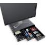 Mind Reader PC, Laptop, IMAC Monitor Stand and Desk Organizer, Black