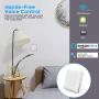 Wireless Switch Kit Amysen : WiFi Remote Control Light Switch and Receiver No Battery No Wiring, Compatible with Alexa and Google Assistant & IFTTT, ETL Certified, Only Supports 2.4GHz Network