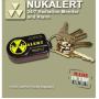 NukAlertTM Nuclear Radiation Detector/Monitor (Keychain Attachable) Alarm