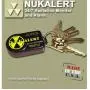 NukAlertTM Nuclear Radiation Detector/Monitor (Keychain Attachable) Alarm