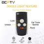 OCPTY 2X Key Shell Case 4 Buttons Replacement for Accord Pilot CR-V Civic Ridgeline