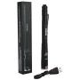 NEBO Rechargeable Pen Light Flashlight 360-Lumens Inspector Rechargeable Flashlights Features Flex Power, Meaning it can be Operated by The Included Rechargeable Battery or by 2X AAA Batteries
