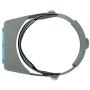 Double Lens Headband Magnifying Glass Head-Mounted Binocular Magnifier 1.5X 2X 2.5X 3.5X Optical Headset Magnifying Visor Reading Magnifier Jeweler Loupe with 4 Lens for Electronics Watch Repair