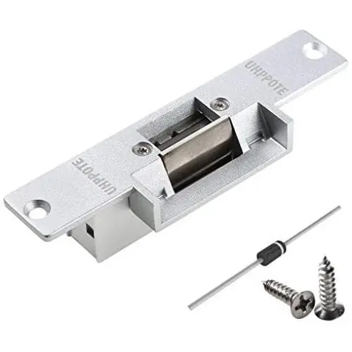 UHPPOTE Electric Strike Door Lock Fail-Secure for Access Control System Deadlatches or Cylindrical Locksets
