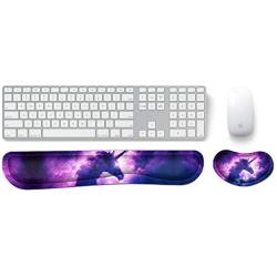 KBSING Keyboard Wrist Rest Pillow Pad and Mouse Wrist Support for Office, Game,Computer, Laptop, Pain Relief Memory Foam Wrist Rest Set (WRT-04)
