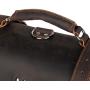 Polare Mens Full Grain Leather 16 Briefcase Shoulder Messenger Bag Fit 15.6 Laptop