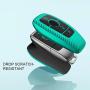 ELOHEI for Mercedes Benz Key Fob Cover, Premium Soft TPU Stripes 360 Degree Full Protection Key Case Cover for Mercedes Benz E Class, 2018 up S Class, 2017 2018 W213 Keyless Smart Key Fob (Green)