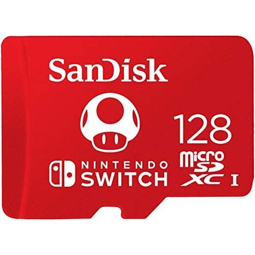 SanDisk 128GB MicroSDXC Card, Licensed for Nintendo Switch - SDSQXAO-128G-GNCZN