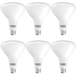 Sunco Lighting 6 Pack BR40 LED Bulb, 17W=100W, Dimmable, 2700K Soft White, 1400 LM, E26 Base, Indoor Flood Light for Cans - UL & Energy Star