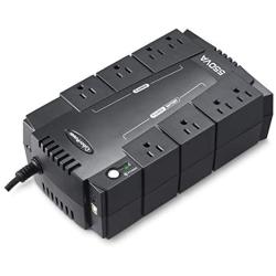 CyberPower CP550SLG Standby UPS System, 550VA/330W, 8 Outlets, Compact Black