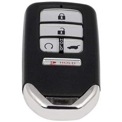 SCITOO Keyless Entry Remote Car Key Fob Replacement for 1 X 5 Button Uncut Keyless Entry Option for Honda Pilot 2016-2019 for Honda CR-V 2017-2019 1pc FCC KR5V2X (433 MHZ)