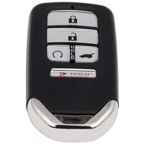 SCITOO Keyless Entry Remote Car Key Fob Replacement for 1 X 5 Button Uncut Keyless Entry Option for Honda Pilot 2016-2019 for Honda CR-V 2017-2019 1pc FCC KR5V2X (433 MHZ)