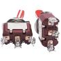 Twidec/2 Pcs Heavy Duty Rocker Toggle Switch 20A 125V SPDT 2 Position 3 Pin ON/ON Switch with Red PC Wear-Resistant Handle, 2 Years Warranty TEN-A-3210RR