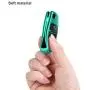 ELOHEI for Audi Key Fob Cover Case,Premium Soft TPU Stripes 360 Degree Full Protection Key Shell Key Case Cover Compatible with Audi A1 A3 Q3 Q7 R8 A6L TT (Green)