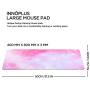 Gaming Mouse Pad, Large Mouse Pad XL Pink, Mouse Pads for Computers 31.5×15.75In, Large Extended Gaming Keyboard Mouse Pads, Big Desk Mouse Mat Designed for Gaming Surface/Office, Durable Edges