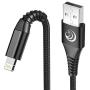 Phone Charger iPhone, MFi Certified Lightning Cable 6ft 2Pack iPhone Charging Cord Nylon Braided Fast Charging Cable Compatible with iPhone SE 2020 12 11 Pro XS Max XR 10 8 7 Plus 6 6s Plus 5c,iPad
