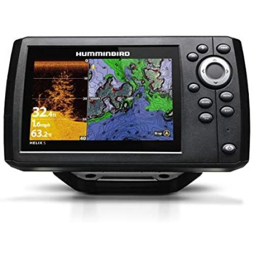 Humminbird 410220-1NAV HELIX 5 CHIRP DI (Down Imaging) GPS G2 NAV Fish Finder
