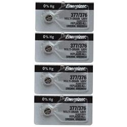 4 Energizer 377 376 Silver Oxide Watch Batteries SR626SW SR626W
